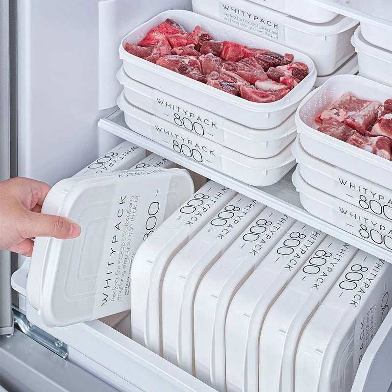 Divided Meat & Food Storage Container for Refrigerator