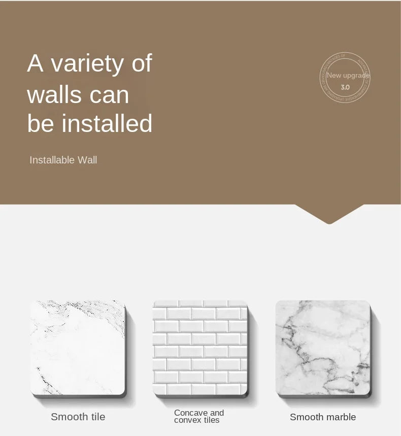 Kitchen knife storage box, knife holder, non-perforation, wall-mounted rack, kitchen items，kitchen accessories organizer