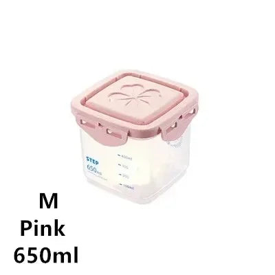 Clear Airtight Food Storage Canisters (3 Sizes)