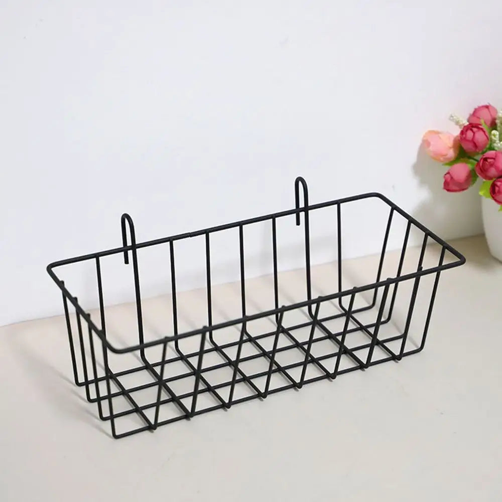 Multifunctional Kitchen Bathroom Panel Basket DIY Hanging Grid Rack Art Storage Baskets Display Racks Home Wall Decoration