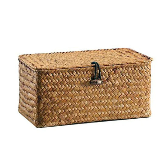 Bamboo Basket Weaving Restoring Ancient Ways With Hand Gift Box Cover The Desktop To Receive Baskets Container Storage Case