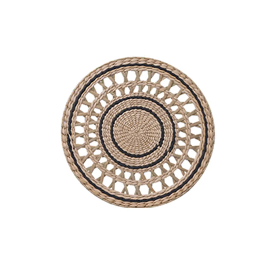 Boho Hand Woven Wall Baskets Hanging Home Decorative Rustic Wall Basket Decor Pendants for Kitchen Farmhouse Table Living Room