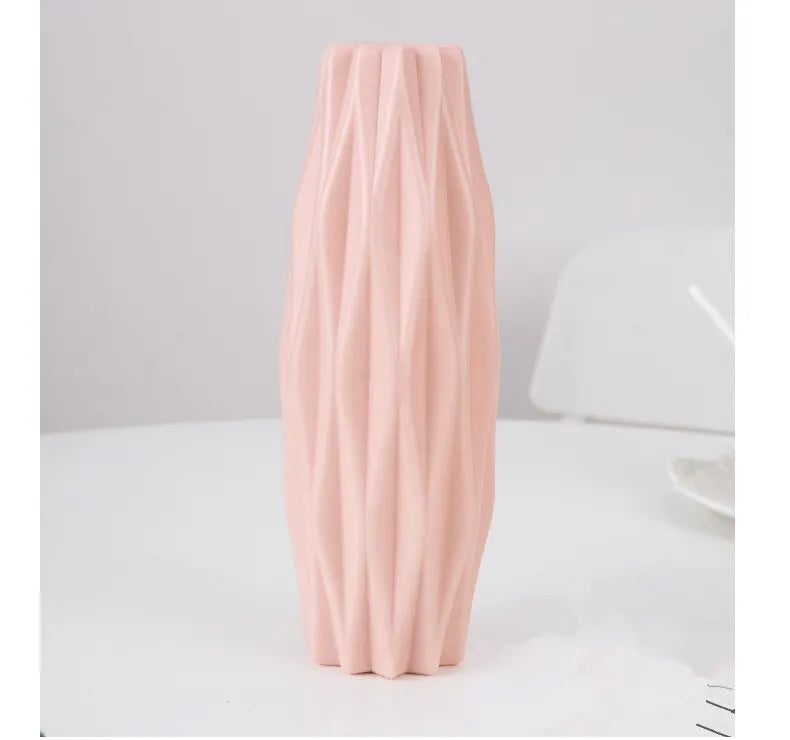 Modern Nordic Basket Vase — Minimalist Decorative Flower Holder