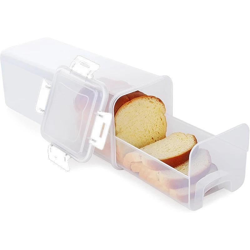 Clear Airtight Bread Storage Container — Keeps Loaves Fresh Longer