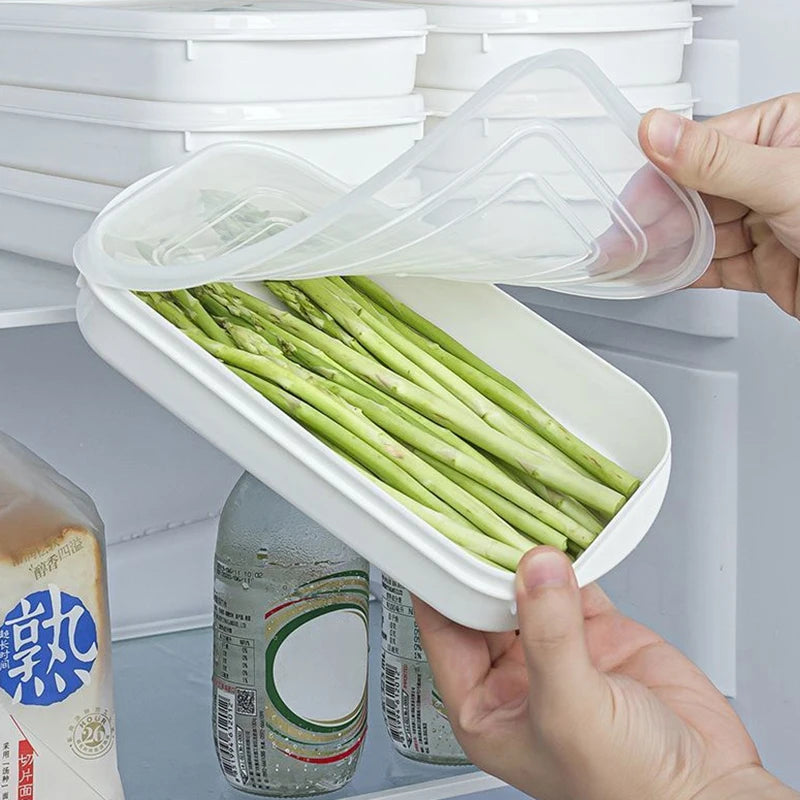 Divided Meat & Food Storage Container for Refrigerator