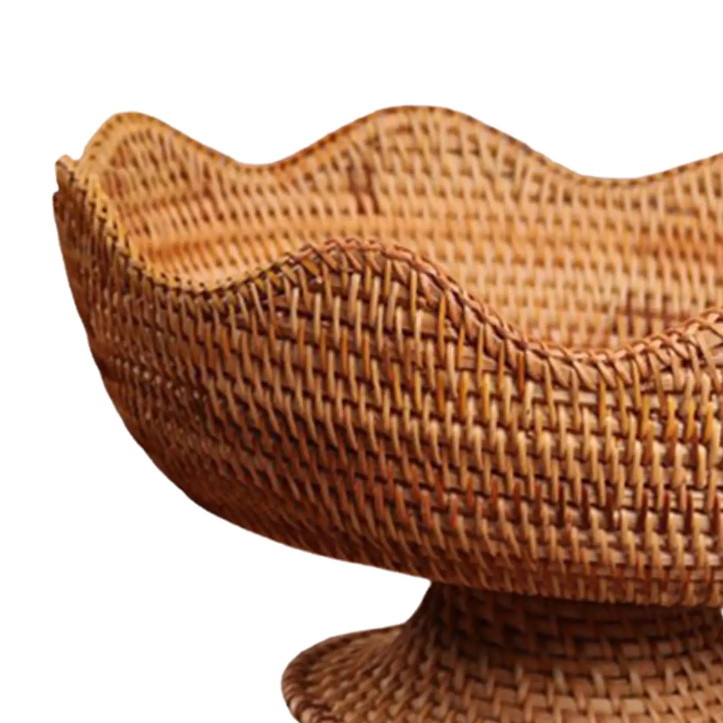 Woven Fruit Basket Decorative Pantry Organizer Food Snack Serving Basket for Countertop Bathroom Picnic Party Dining Room