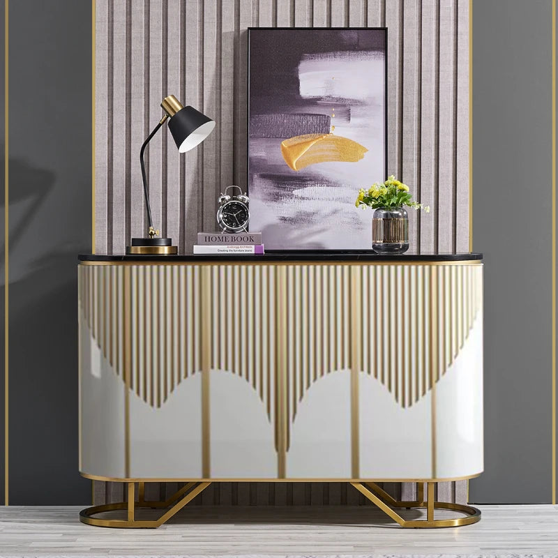 Living Room Storage Cabinet Metal Design Big Showcase Wine Sideboard Luxury Bedroom Meuble De Rangements Home Accessories