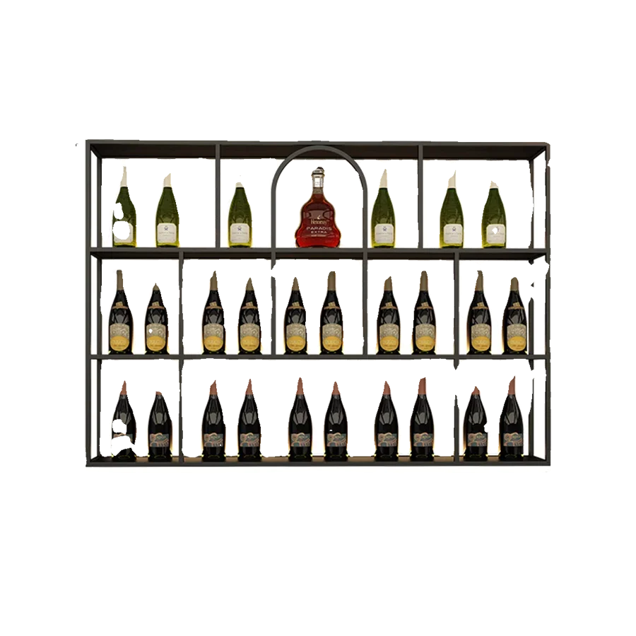 Living Room Bar Cabinet Storage Column Display Design Wedding Kitchen Houses Handmade Wine Rack Modern Wijnrek Square Furniture