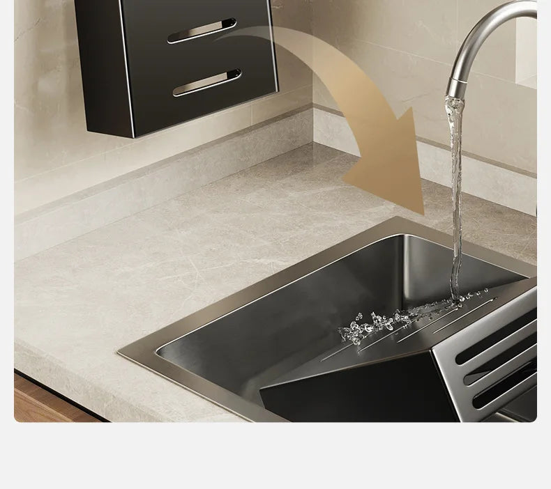 Kitchen knife storage box, knife holder, non-perforation, wall-mounted rack, kitchen items，kitchen accessories organizer