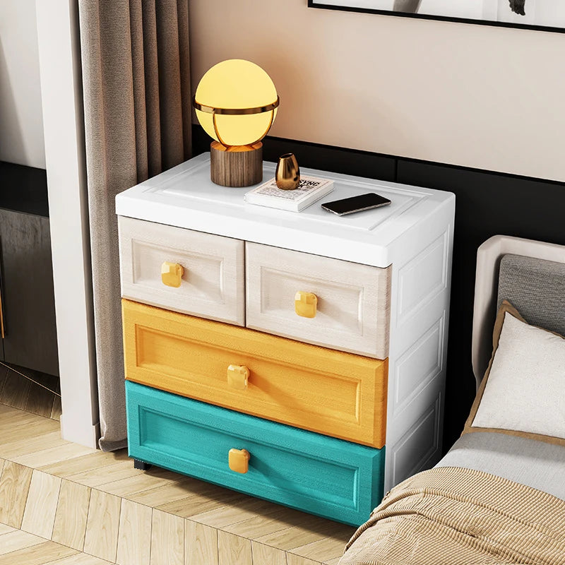 Bedroom Storage Cabinet Modern Minimalist Drawer Cabinet Storage Cabinet Living Room Chest of Drawers Bedside Storage Cabinet