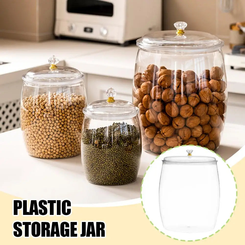 Large Clear Airtight Pantry Storage Container for Cereals, Flour & Dry Foods