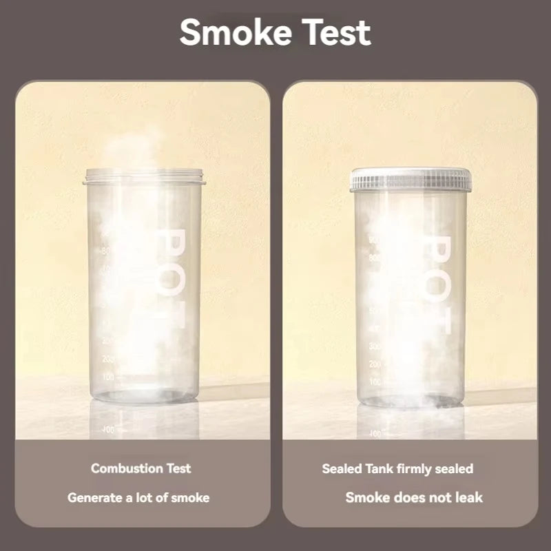 Transparent Moisture-Proof Food Storage Containers for Coffee, Pasta & Dry Goods