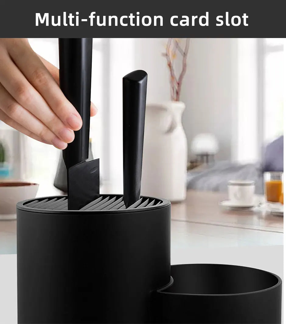 Multi-Function Kitchen Utensil & Knife Holder — Compact Countertop Organizer