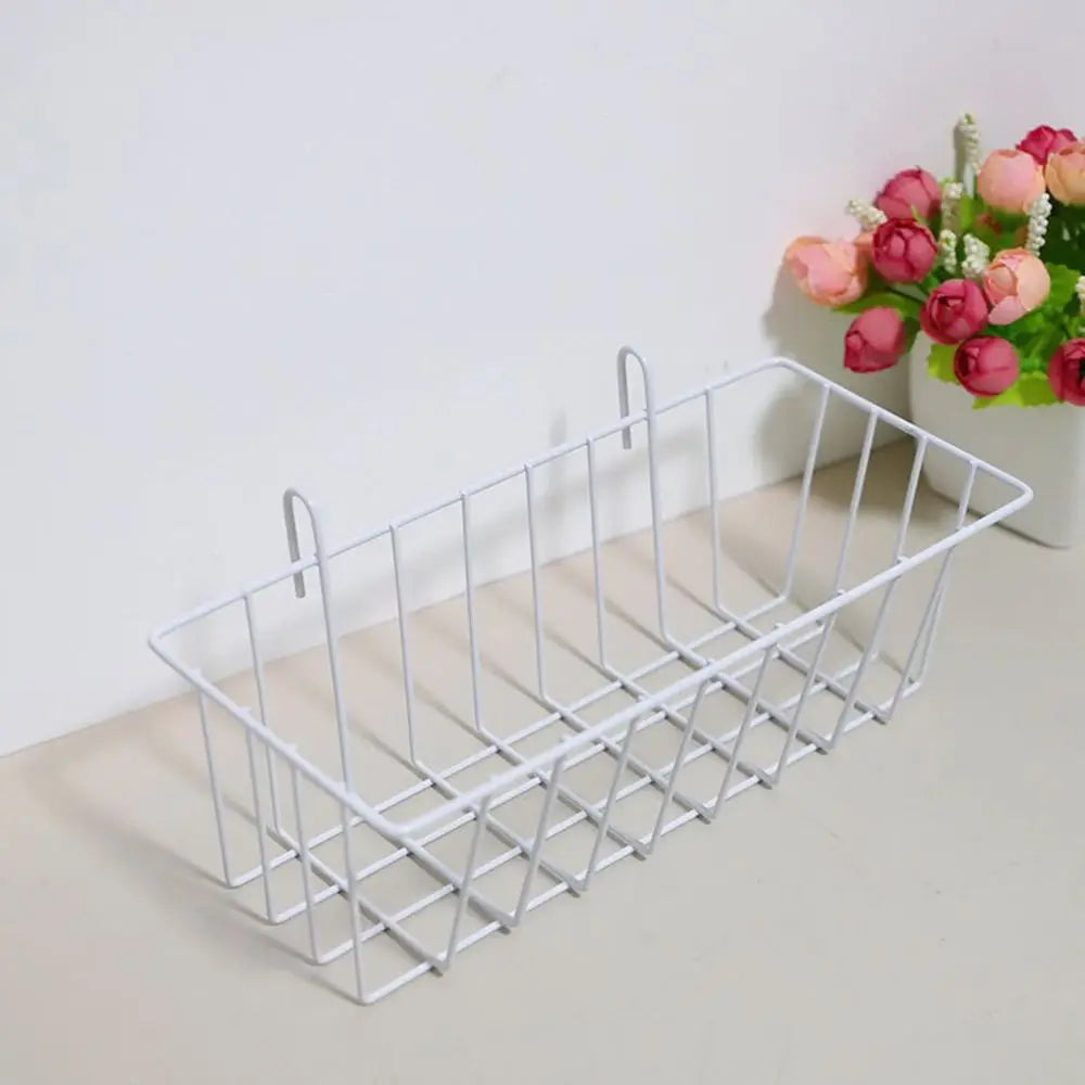 Multifunctional Kitchen Bathroom Panel Basket DIY Hanging Grid Rack Art Storage Baskets Display Racks Home Wall Decoration