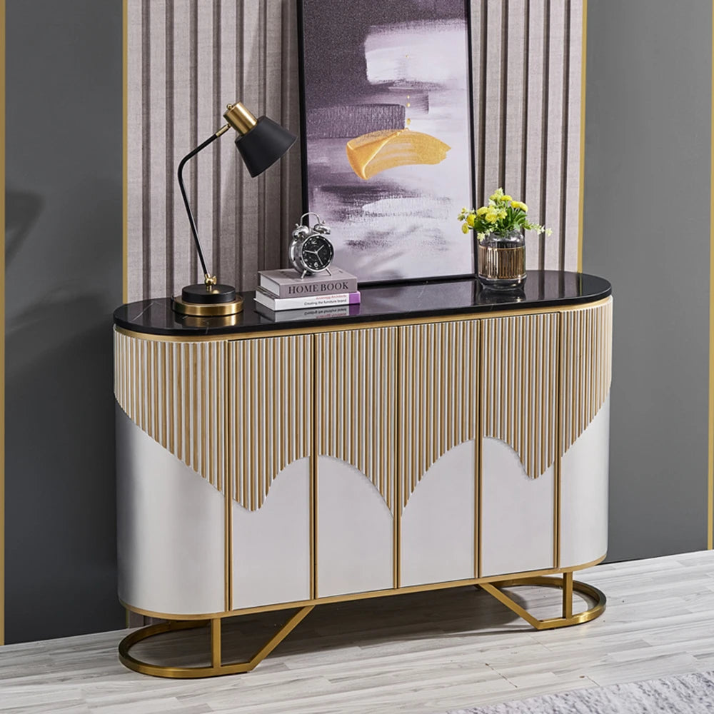 Living Room Storage Cabinet Metal Design Big Showcase Wine Sideboard Luxury Bedroom Meuble De Rangements Home Accessories