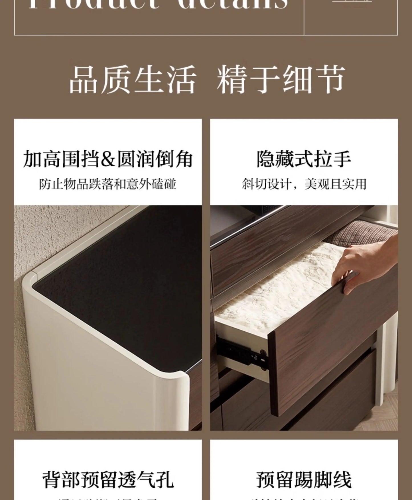 Modern luxury living room cabinets Storage locker Dresser Wardrobe display cabinet drawer type storage stand home furniture