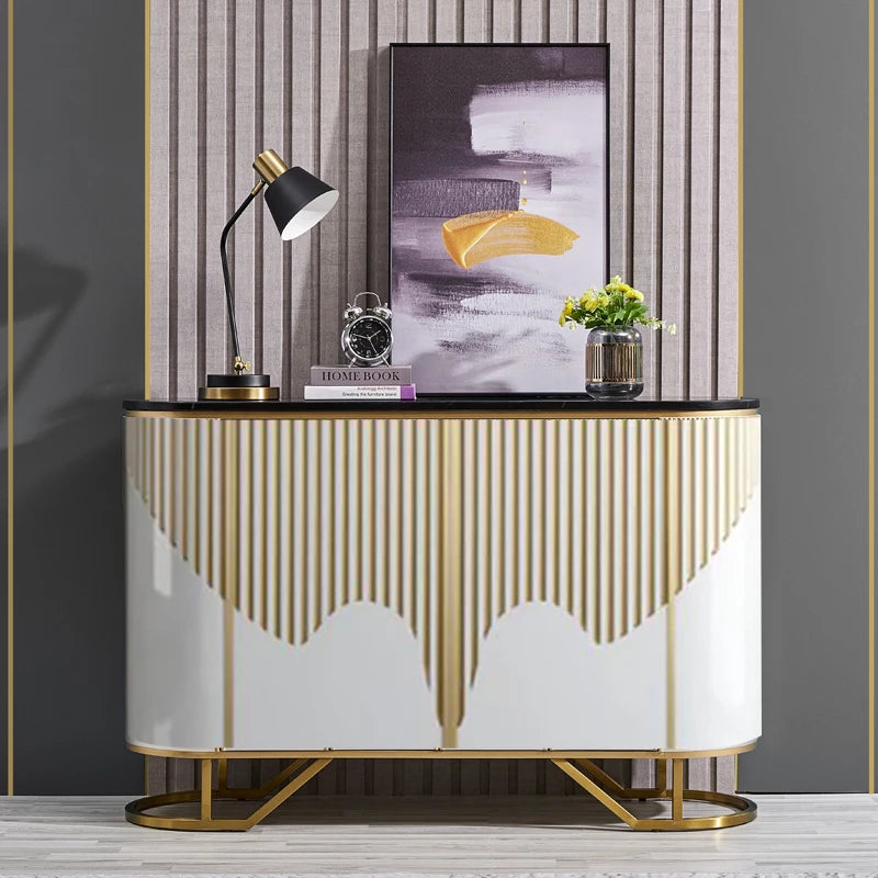 Living Room Storage Cabinet Metal Design Big Showcase Wine Sideboard Luxury Bedroom Meuble De Rangements Home Accessories