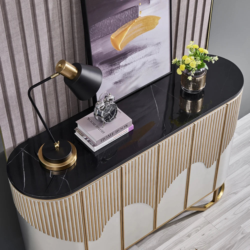 Living Room Storage Cabinet Metal Design Big Showcase Wine Sideboard Luxury Bedroom Meuble De Rangements Home Accessories