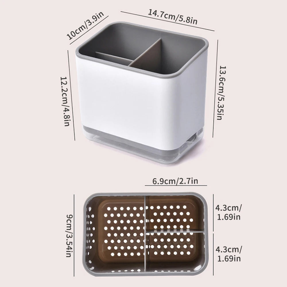 Multi-Function Tableware Drying Rack — Compact Organizer for Utensils & Cutlery