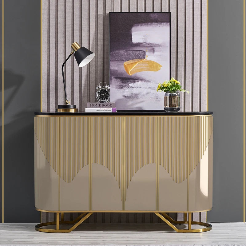 Living Room Storage Cabinet Metal Design Big Showcase Wine Sideboard Luxury Bedroom Meuble De Rangements Home Accessories