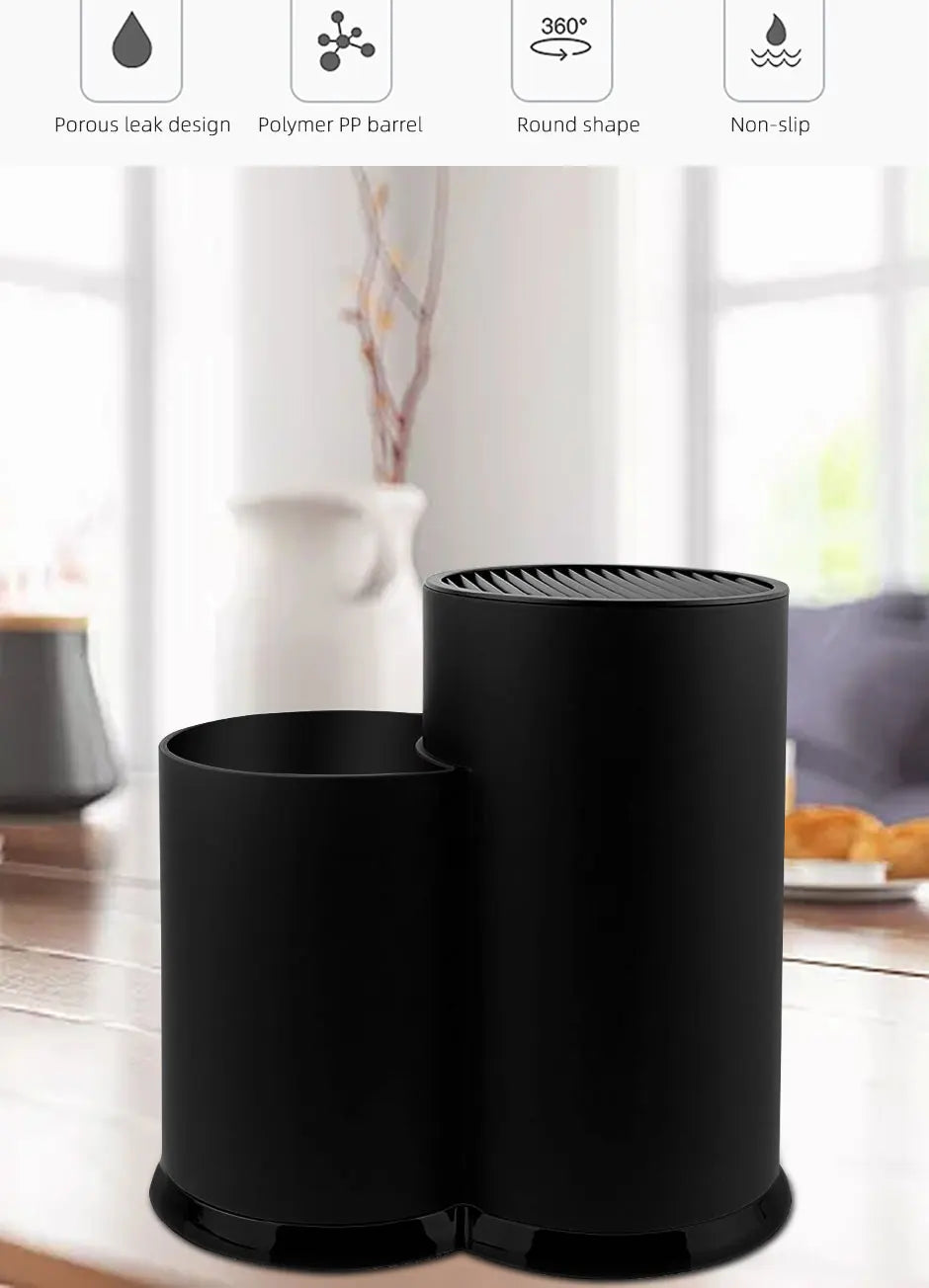 Multi-Function Kitchen Utensil & Knife Holder — Compact Countertop Organizer