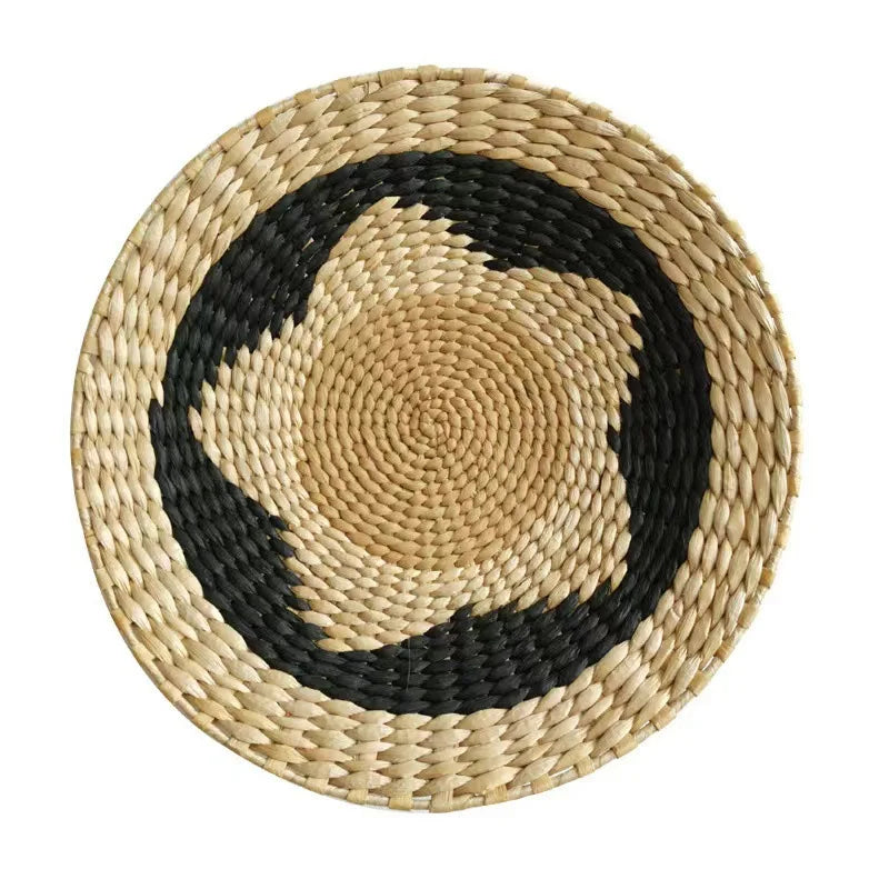 Boho Hand Woven Wall Baskets Hanging Home Decorative Rustic Wall Basket Decor Pendants for Kitchen Farmhouse Table Living Room