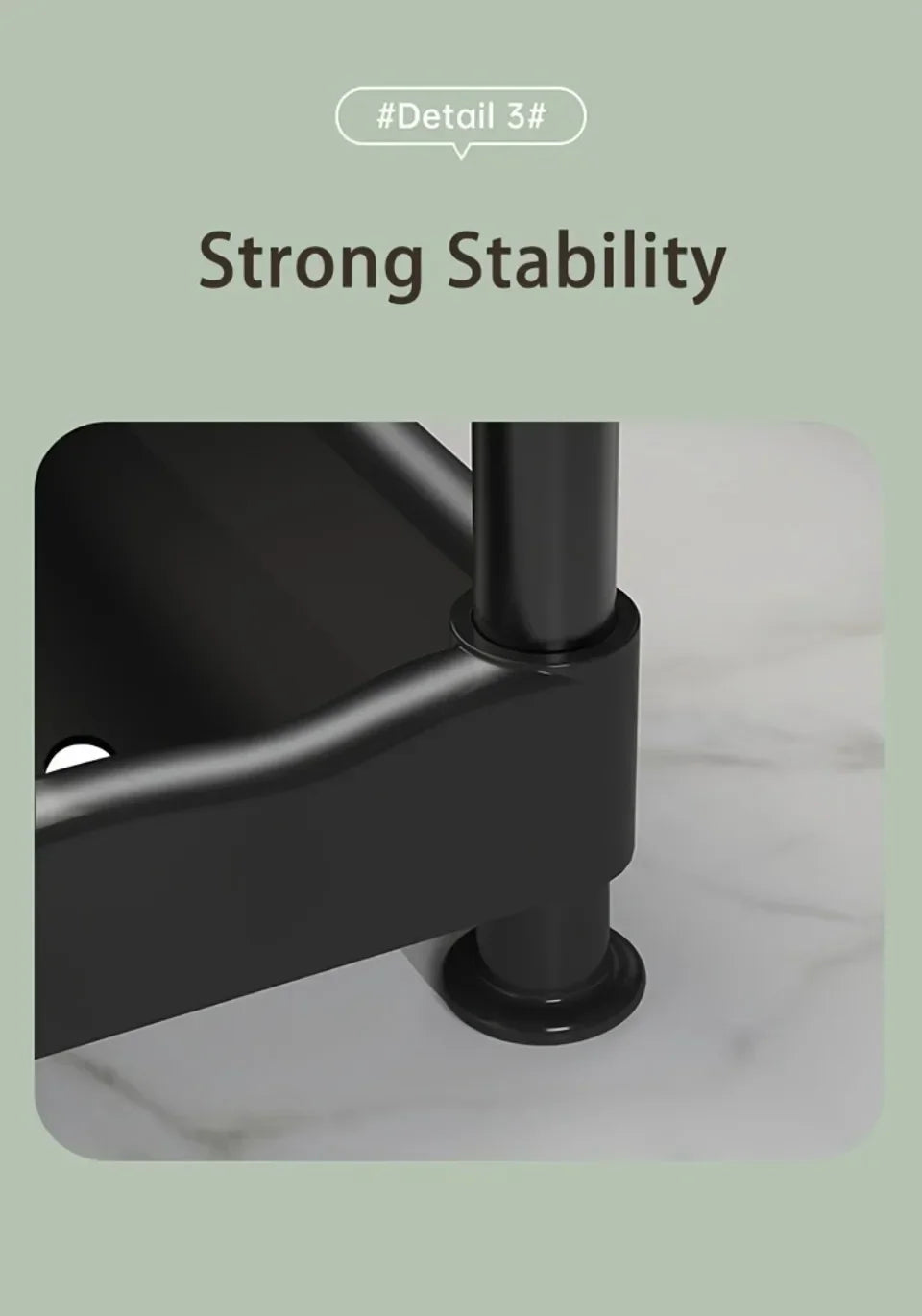 Kitchen Seasoning Shelf Spice Countertop Corner Stands Multi-layer Storage Easy To Clean High-quality Steel Plate Kitchen Shelf