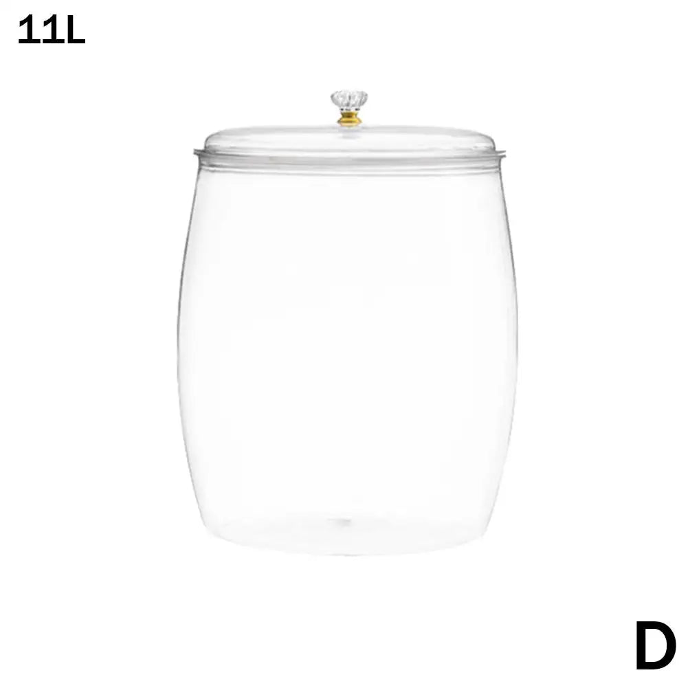 Large Clear Airtight Pantry Storage Container for Cereals, Flour & Dry Foods