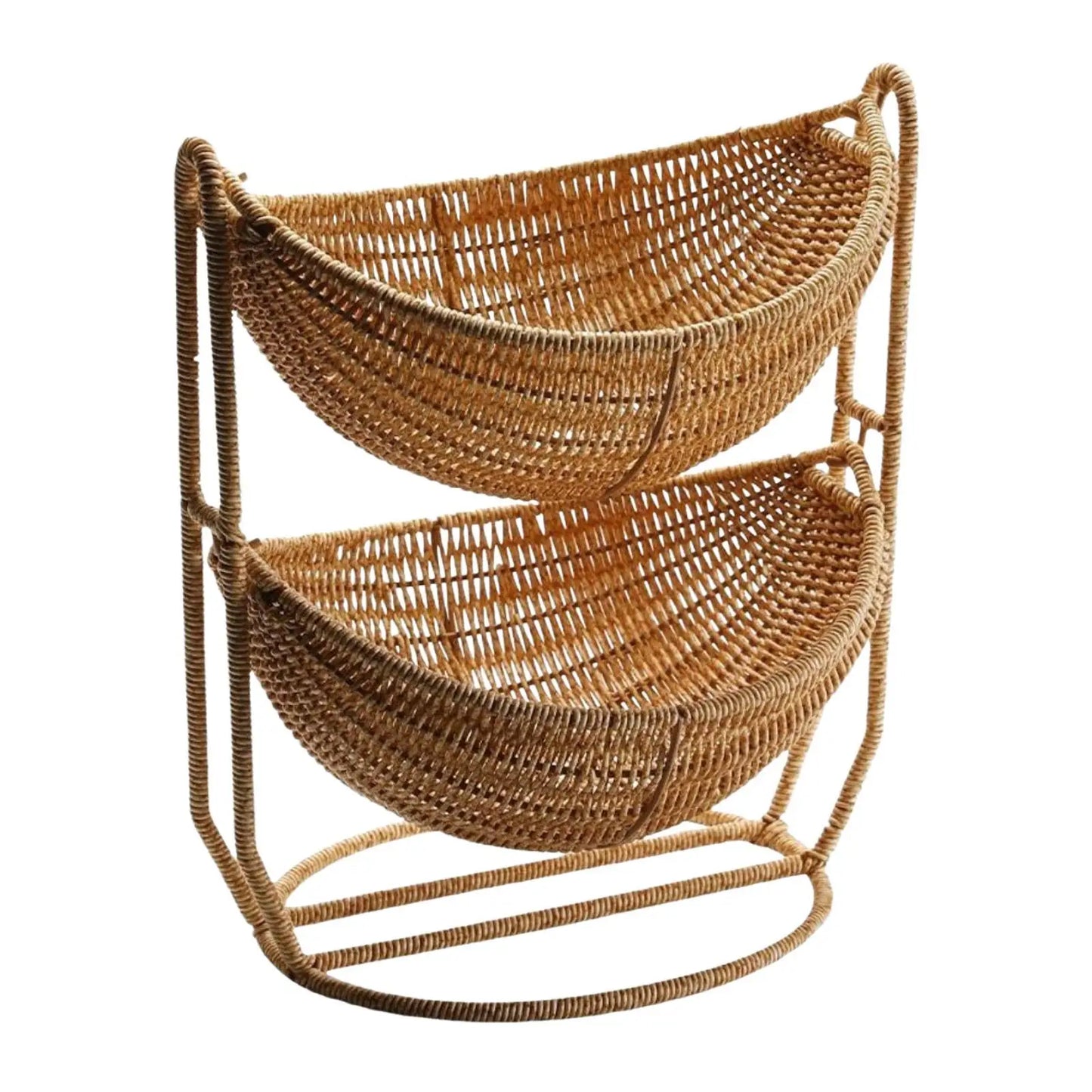 Fruit Basket of 2 Creative Decorative Levels for The Dining Party Vacation