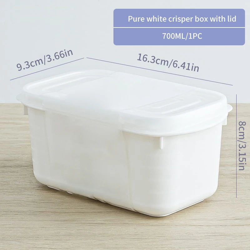 Divided Meat & Food Storage Container for Refrigerator