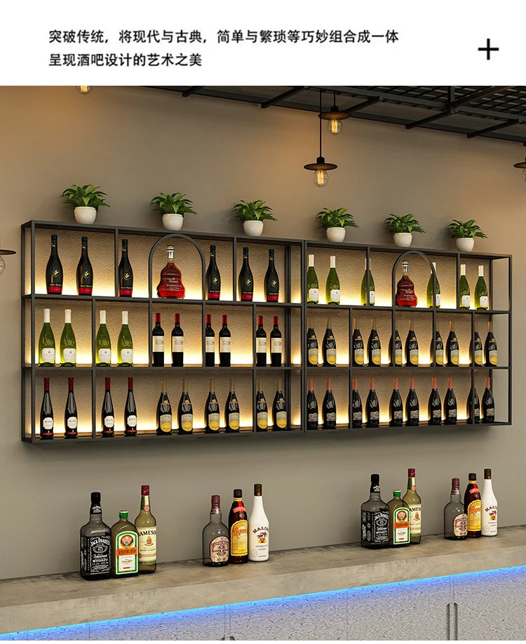 Living Room Bar Cabinet Storage Column Display Design Wedding Kitchen Houses Handmade Wine Rack Modern Wijnrek Square Furniture