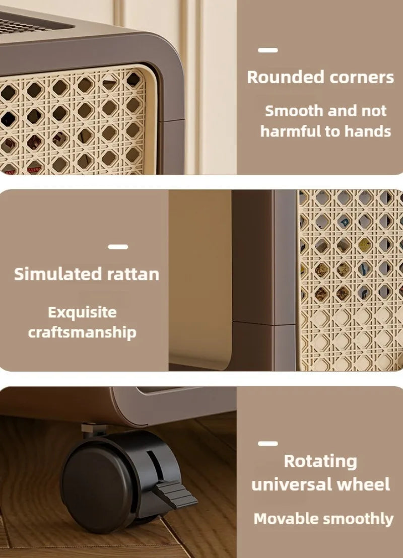 Removable Living Room Cabinet Space Saving Storage Cabinet Multi Layer Drawer Modern Bedroom Cabinets Snack Luxury Furniture