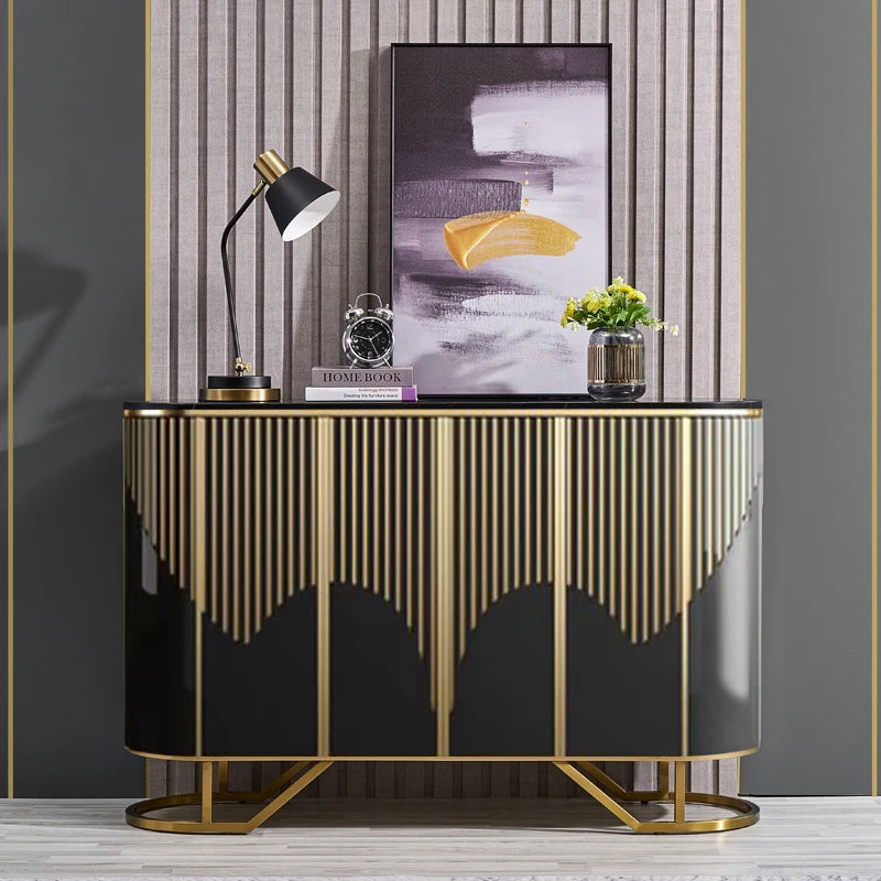 Living Room Storage Cabinet Metal Design Big Showcase Wine Sideboard Luxury Bedroom Meuble De Rangements Home Accessories