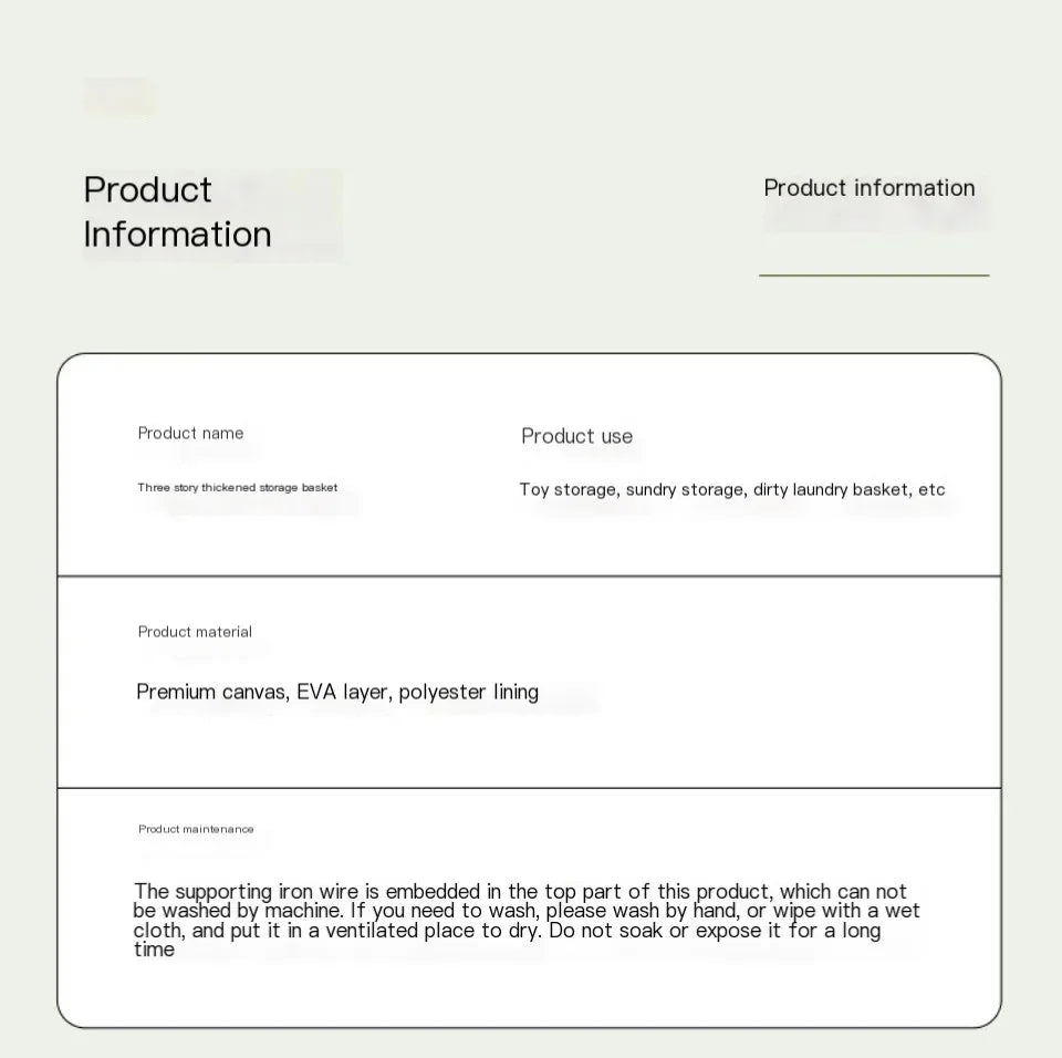 Toys Storage Baskets Collapsible Convenient Storage Basket Cartoon Print Thickened Fabric Drawstring Clutter Storage Organizer