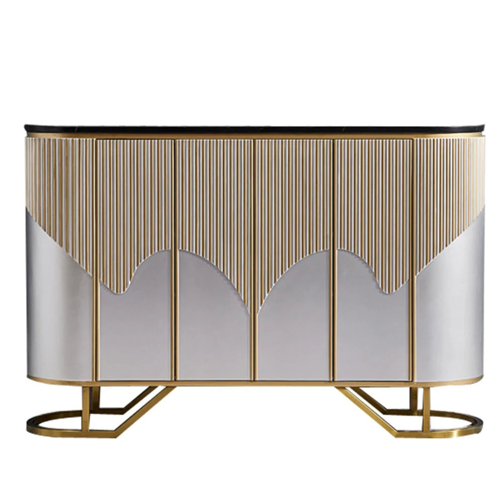 Living Room Storage Cabinet Metal Design Big Showcase Wine Sideboard Luxury Bedroom Meuble De Rangements Home Accessories