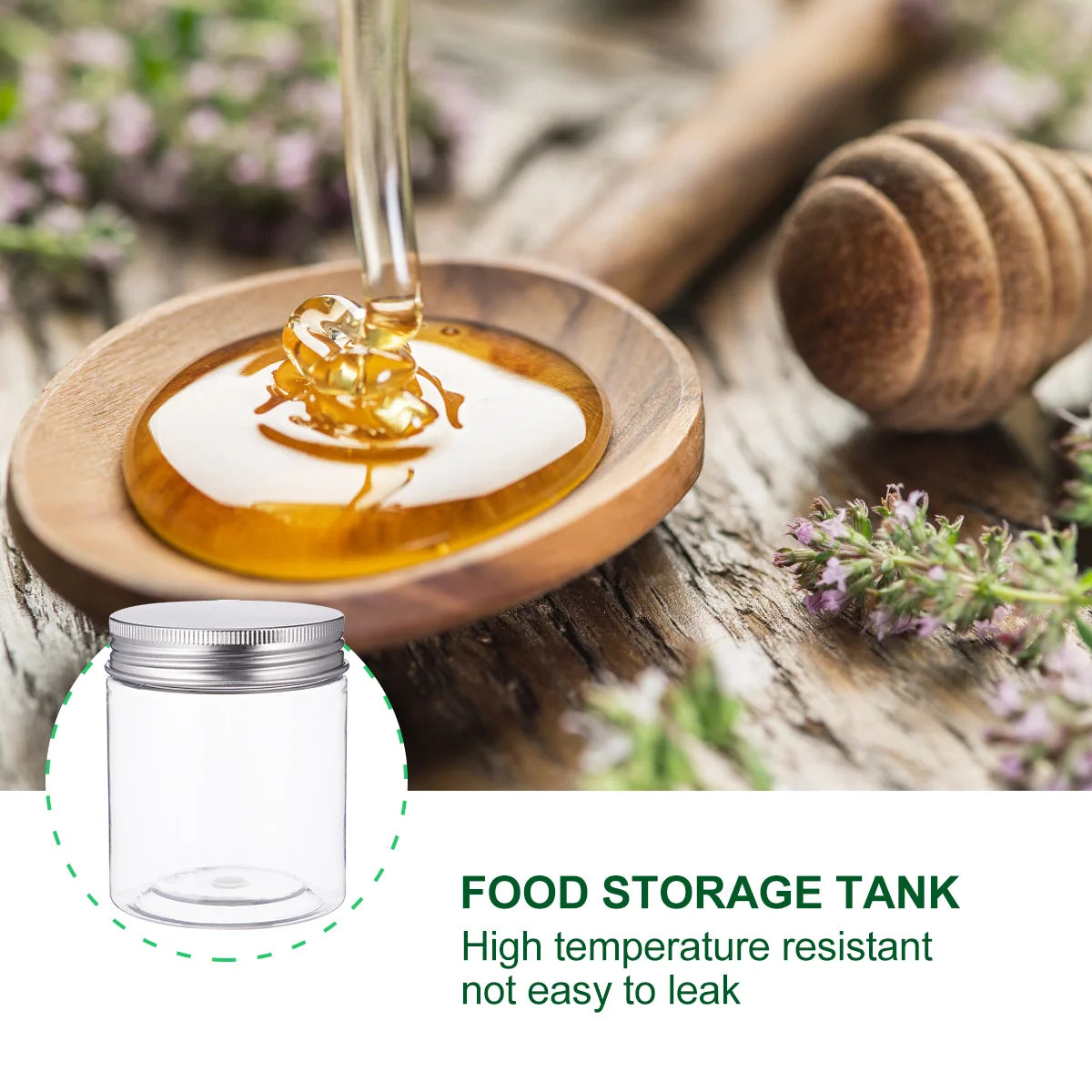 Food Storage Containers with Lids for Cookies, Coffee Beans & Candy