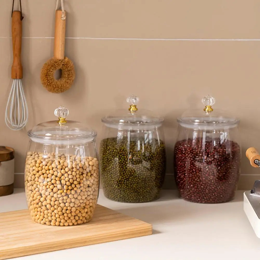 Large Clear Airtight Pantry Storage Container for Cereals, Flour & Dry Foods
