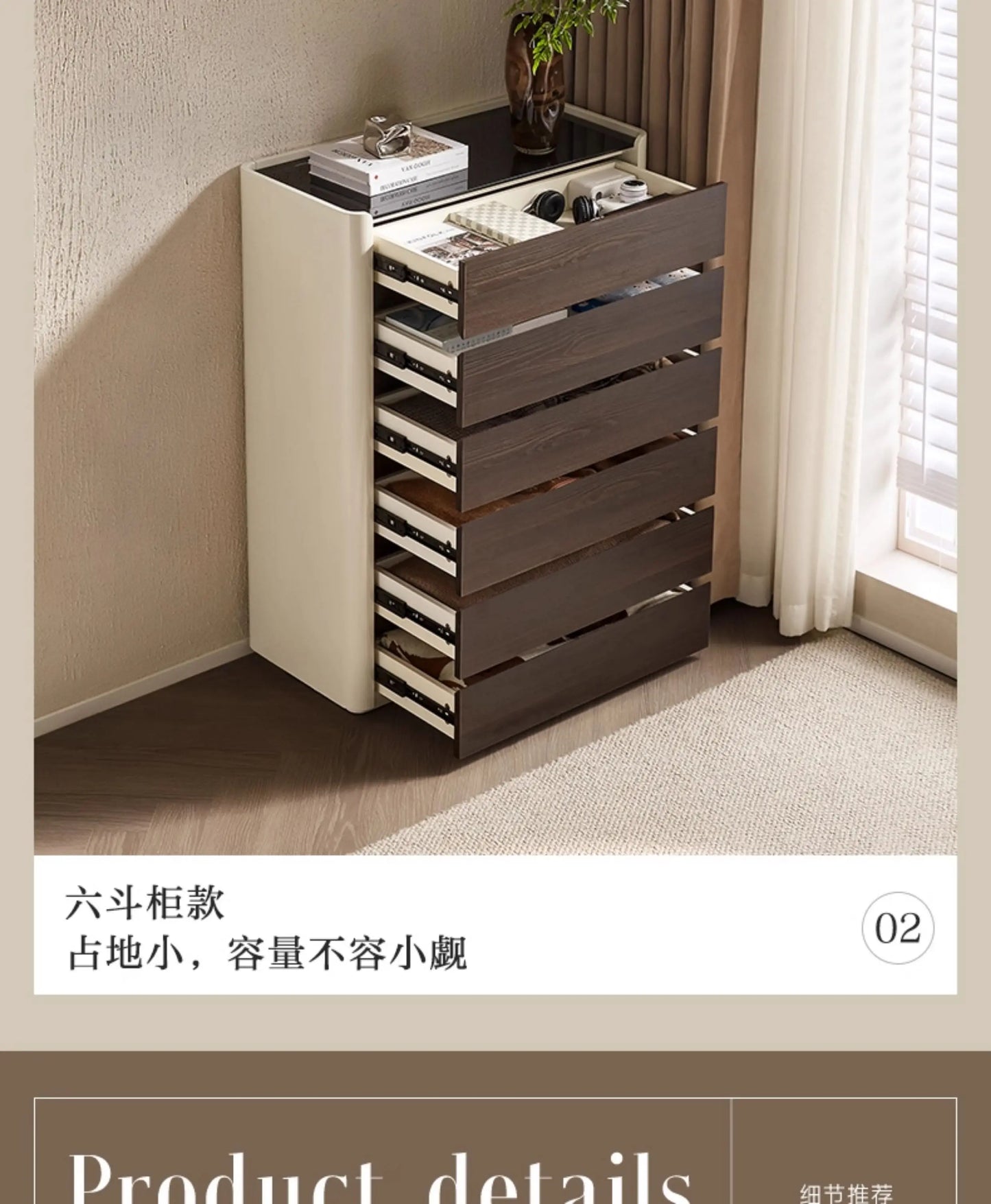 Modern luxury living room cabinets Storage locker Dresser Wardrobe display cabinet drawer type storage stand home furniture