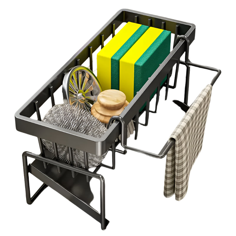 NNETM Kitchen Sink Organizer with Dishcloth Holder